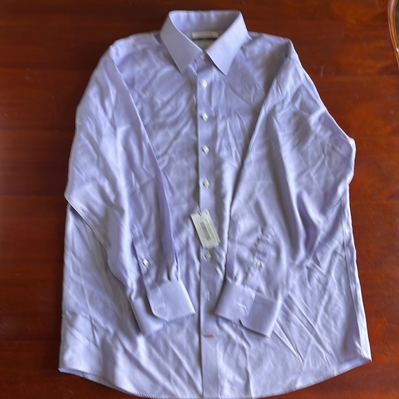 Daniel Cremieux Dress Shirt size 17 1/2 34 Lavender/blue - Picture 2 of 7